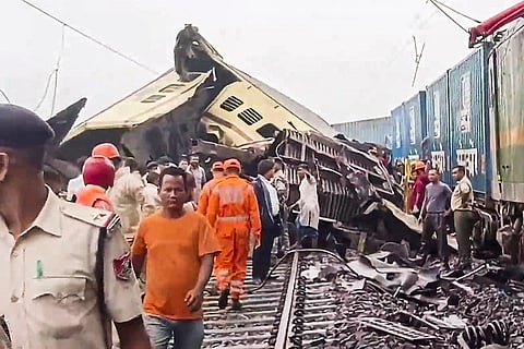 Rescue work underway near Rangapani railway station